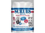 Panno Per La Pulizia Delle Mani Scrubs Ad Alto Potere Pulente 72 Pezzi Confezione Di Ricarica Scrubs
