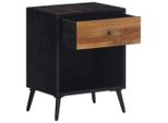Vidaxl Comodino 40X30X50 Cm In Legno Massiccio Teak