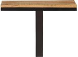 Mensola A Muro 40X30X32 Cm In Legno Massiccio Di Mango E Ferro