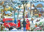 Casa Del Puzzle Auguri D'inverno 1000 Pezzi Paesaggio Di Cartone