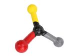 Fangtrainer Con Struttura Triangolare Per Migliorare La Coordinazione Occhio-Mano E L'attrezzo Per L'allenamento Della Velocità (Rosso, Blu, Giallo)
