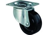 Ruota Girevole D.25Mm Trgf.15Kg C.Piastra Ku.Nero Bs Rollen