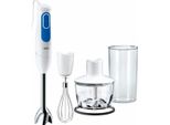 Braun MQ3035WH Salsa 0,6 L Frullatore A Immersione 700 W Blu, Bianco