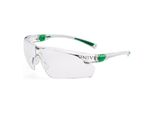 Occhiali Di Sicurezza 506 Up En 166, En 170 Aste Bianco Verde, Lente Chiara Pc Univet