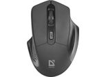 Optical Mouse Defender Datum Mb-345 Rf Black 1600Dpi 4P