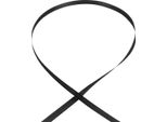 50M × 8Mm Visco Nastro Decorativo Nastro Taffetà Nastro Arco Nastro Regalo Nastro Tessuto Nastro Taffetà Arco, Colore: Nero