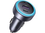 Caricabatterie Da Auto Ugreen Ec307, Usb + 2X Usb-C, 30W (Nero)