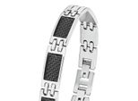 Tchibo - Amor Edelstahl Herren-Armschmuck »Carbon«