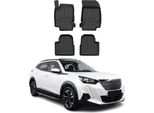 2019-2025 Peugeot 2008 Tappetini Tpe Nero 4 Pz