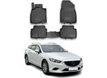 2012-2021 Mazda 6 Tappetini Tpe Nero 4 Pz