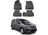 2019-2024 Opel Combo Tappetini Tpe Nero 4 Pz