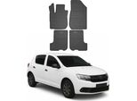 2012-2020 Dacia Sandero FußMatten Gummi Schwarz 4 Tlg