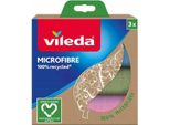 Vileda Panno In Microfibra 100% Riciclato 3 Pz.