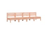 Divani Da Giardino Senza Braccioli 4 Pezzi. Legno Massiccio Di Abete Douglas