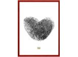 Deknudt S41JL4 Cornice Di Legno Rossa 29,7X42 Cm Per Fotografie