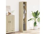 Vidaxl Armadio Rovere Sonoma 30X50X200 Cm Materiale A Base Di Legno