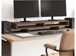 Vidaxl Supporto Per Monitor Marrone Look Rovere 100X27X15 Cm Materiale A Base Di Legno