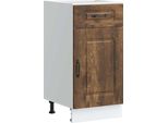 Vidaxl Base Da Cucina Kalmar In Legno Rovere Fumé