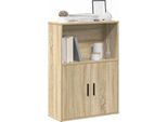 Vidaxl Libreria Rovere Sonoma 60X24X85 Cm Materiale A Base Di Legno