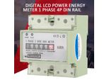 Contatore Di Kwh, 1 Contatore Elettrico Di Fase, Contatore Elettrico Della Guida Di Din, Contatore Di Energia Della Guida Di Din, Contatore Elettronico Di Kwh, Contatore Di Energia Della Guida Di Din Di 1 Fase