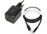 Ibox C-42 Gan PD33W Wall Charger, Black
