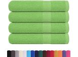 Vidaxl Asciugamani 4 Pz. Verde Mela 100X200 Cm 360 G/M² 100% Cotone