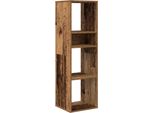 Libreria Effetto Legno Antico 34X31X112 Cm Materiale A Base Di Legno