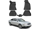 1997-2004 Audi A6 C5 Limo Avant Tappetini Tpe Nero 4 Pz