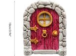Porta Delle Fate Per Alberi Miniatura Fata Giardino Accessori Decorazione All'aperto Arte Del Cortile Scultura Decorazione Per Bambini Stanza Parete Alberi