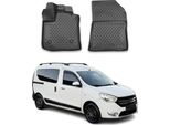 2012-2021 Dacia Dokker Tappetini Tpe Nero 2 Pezzi