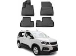 2019-2021 Peugeot Rifter Tappetini Tpe Nero 4 Pz