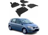 2003-2009 Renault Scenic Tappetini Tpe Nero 5 Pz