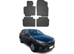 2012-2017 Mazda CX-5 Tappetini In Gomma Nero 4 Pezzi