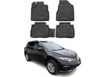 2009-2014 Nissan Murano Tappetini Tpe Nero 4 Pz