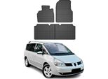 2002-2014 Renault Espace Tappetini In Gomma Nero 4 Pz