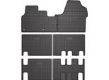 Set Di Tappetini E Rivestimenti Per Il Bagagliaio Per Citroen Jumpy 2016-2025 In Gomma 3D Tpe Nero