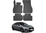 2019-2024 Bmw Serie 2 Gran Coupé Tappetini In Gomma Nera 4 Pz