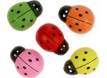 Decorazioni Di Coccinelle In Legno Da Incollare Per Allegre Idee Artigianali