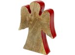 Angelo In Legno Figura Decorativa Angelo Custode Decorazione Natalizia Idea Regalo
