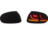 Jom Luci Posteriori A Led Per Vw Golf MK5 2003-2008 Con Indicatori Di Direzione Dinamici Nero 4 Pezzi