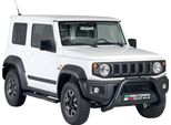 Barra Di Protezione Paraurti Anteriore Per Suzuki Jimny 2018-2025 ø76Mm Acciaio Nero