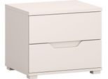Selsey Valles - Comodino Con Due Cassetti 50 Cm, Grigio Cashmere