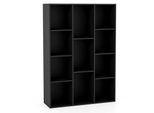 Costway 74X24X106 Cm Libreria Con 11 Scomparti, Libreria, Scaffale Per Ufficio, Scaffale A Cubo, Scaffale In Piedi, Per Soggiorno, Camera Da Letto, Camera Dei Bambini Nero