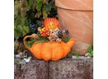 Fioriera Con Disegno Di Zucca Per Decorazioni Autunnali E Composizioni Da Tavola