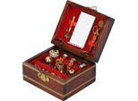 Miniatura Di Legno Portagioie Modello Ornamenti Per 1/12 Casa Delle Bambole Accessori