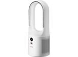Vevor Ventilatore Da Tavolo Senza Pale, Ventilatore Portatile Da 330 Mm, Raffreddatore Usb A 6 Velocità, Piccolo Ventilatore A Torre Silenzioso Con Batteria Ricaricabile, Adatto Ai Bambini, Per Camera Da Letto, Ufficio, Casa