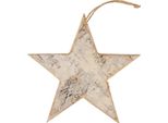 Appendino Decorativo A Stella In Legno Rustico Decorazione Natalizia Aspetto Naturale