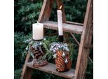 Eleganti Portacandele Con Punta Per Decorazioni Natalizie E Dell'avvento, 4 Pezzi