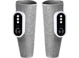 Set Di 2 Massaggiatori Per Gambe Senza Fili Inf - Compressione D'aria, Calore, Grigio Regolabile