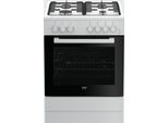 Beko FSST62110DW Küchenherd Freistehender Kocher Weiß Gaskochfeld A